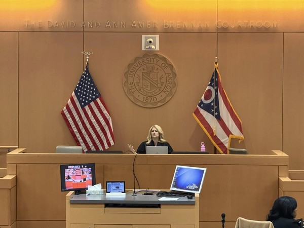 Judge Joy receiving an award